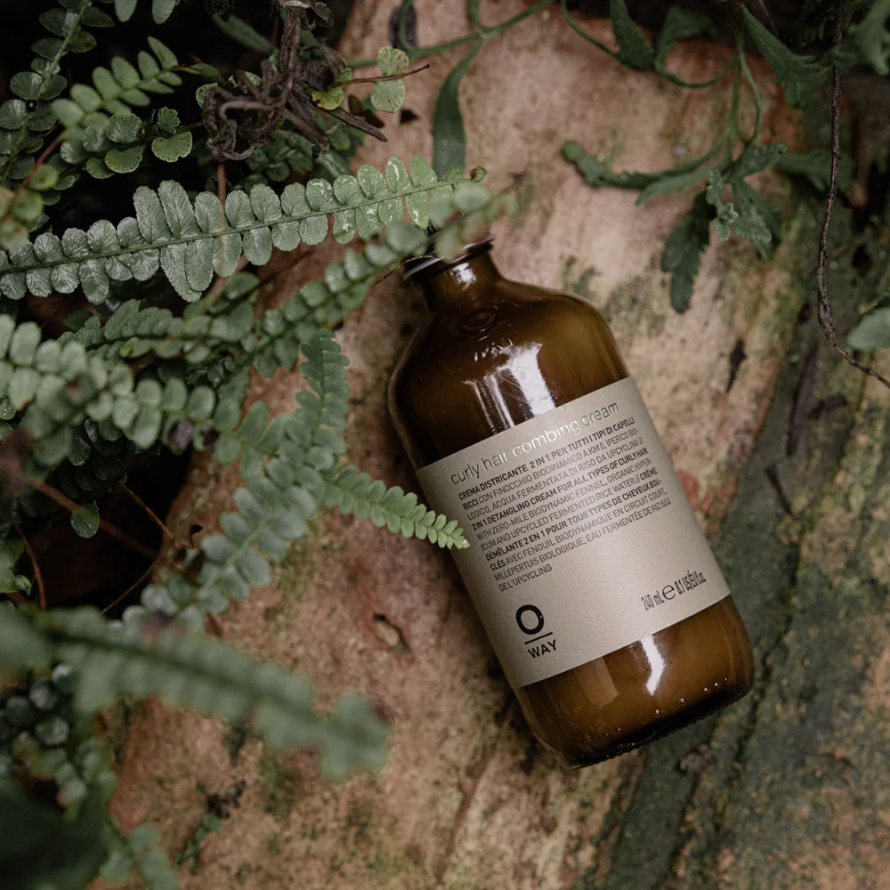 OWAY curly hair combing cream- garbanų iššukavimo kremas stiklinis buteliukas