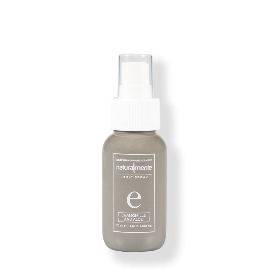 NATURALMENTE Chamomile & Aloe purškiamo toniko 50 ml pakuotė