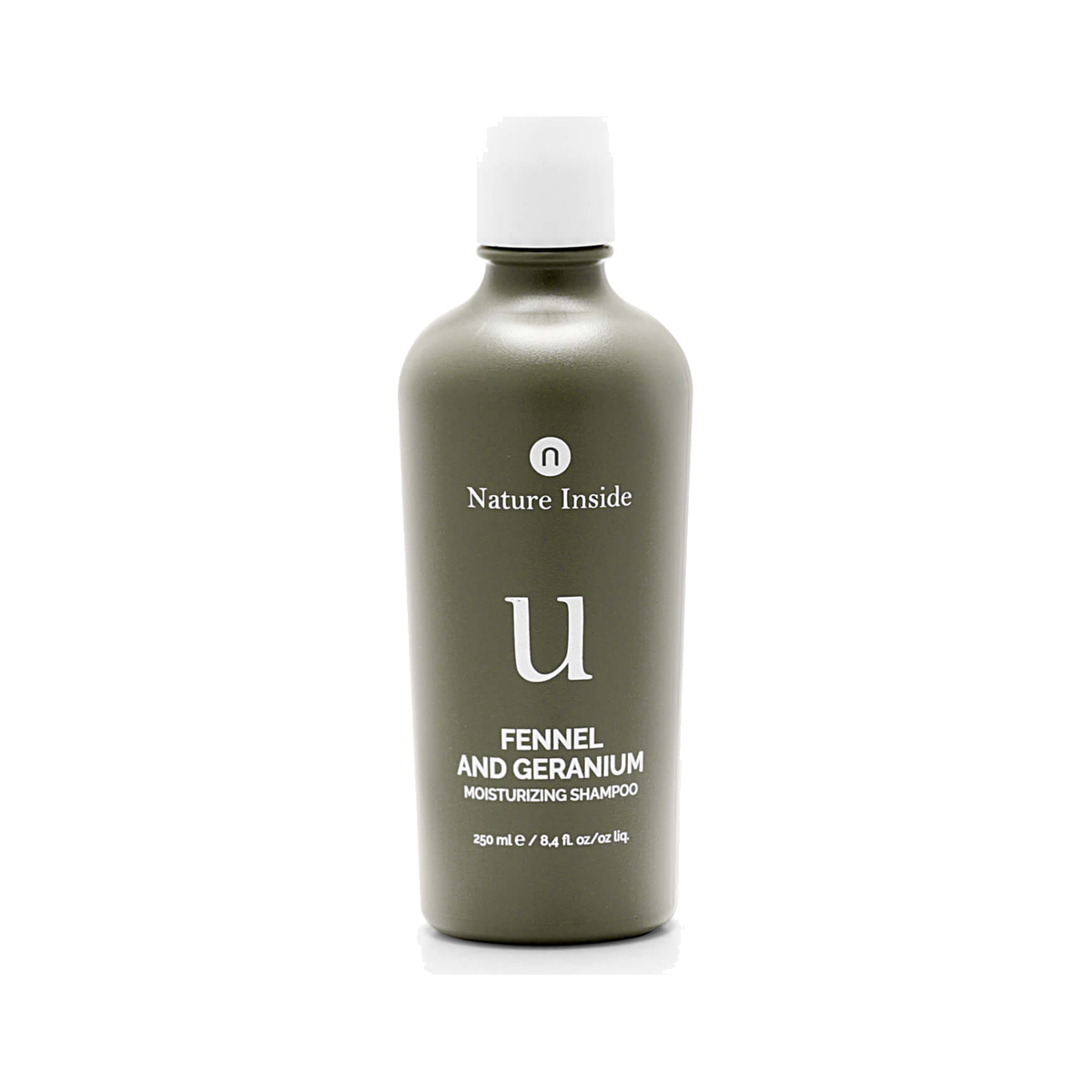 NATURALMENTE Fennel & Geranium drėkinamasis šampūnas sausiems plaukams, 250 ml
