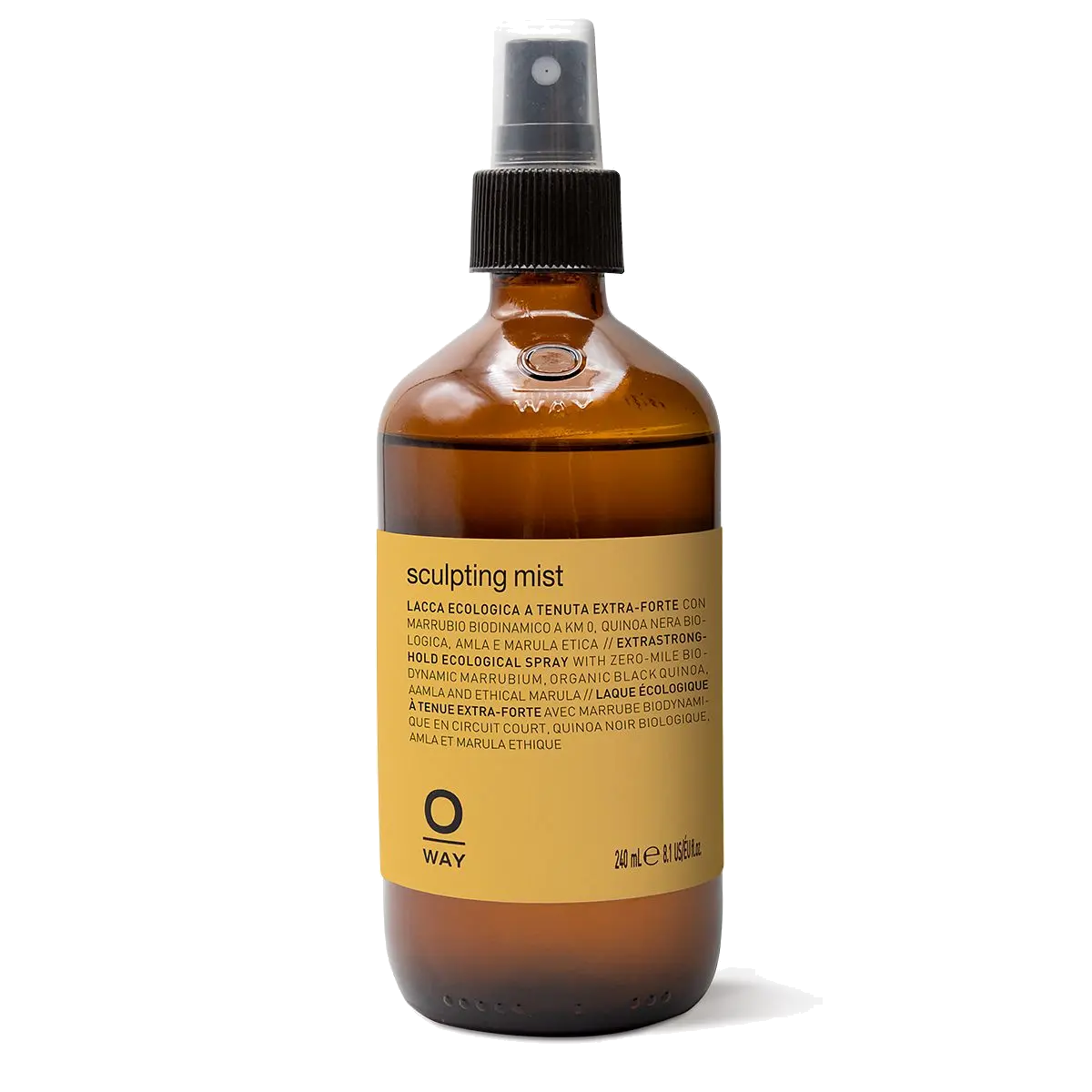 OWAY sculpting mist - EKOLOGIŠKAS STIPRIOS FIKSACIJOS PLAUKŲ LAKAS Stipri fiksacija