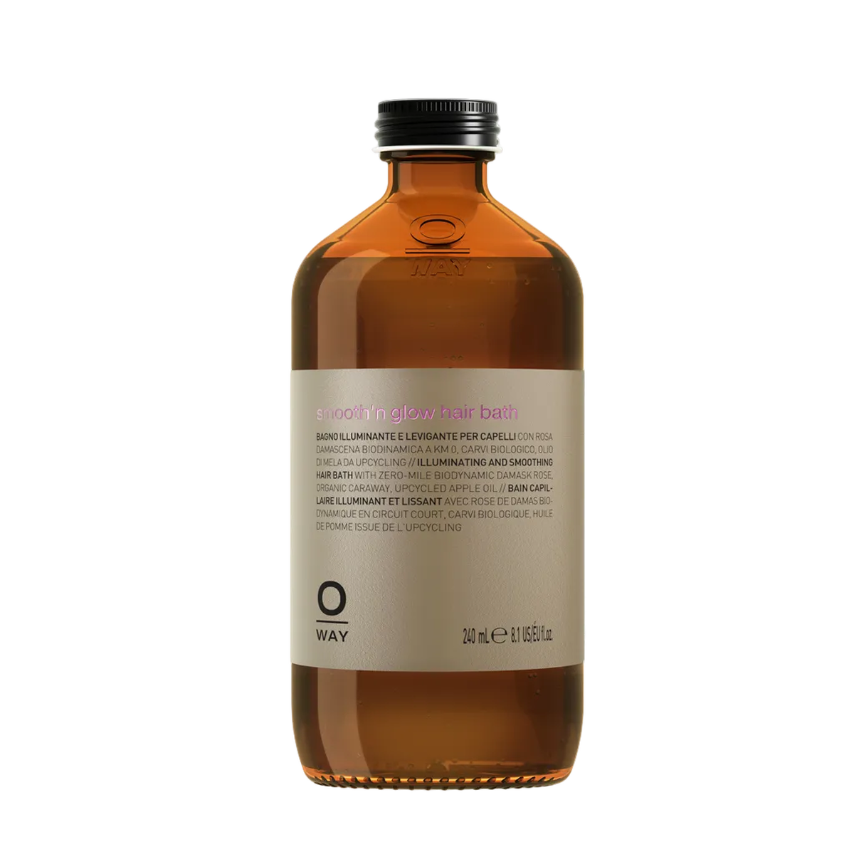 OWAY Smooth’n Glow Hair Bath – glotninantis šampūnas