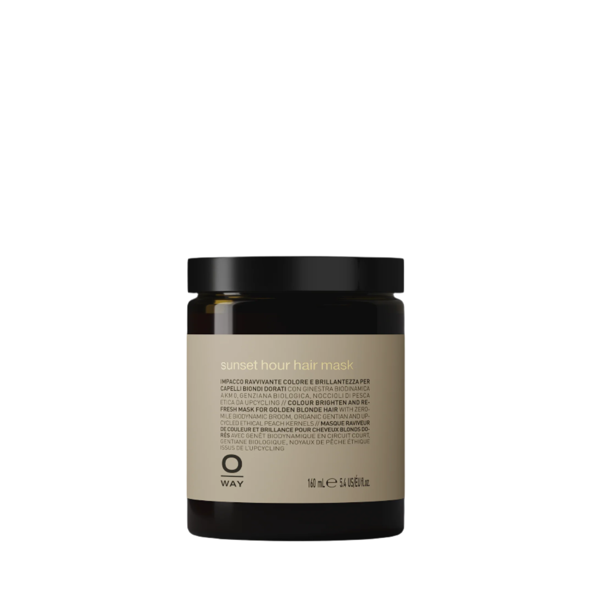OWAY Sunset Hour Hair Mask – geltona plaukų kaukė