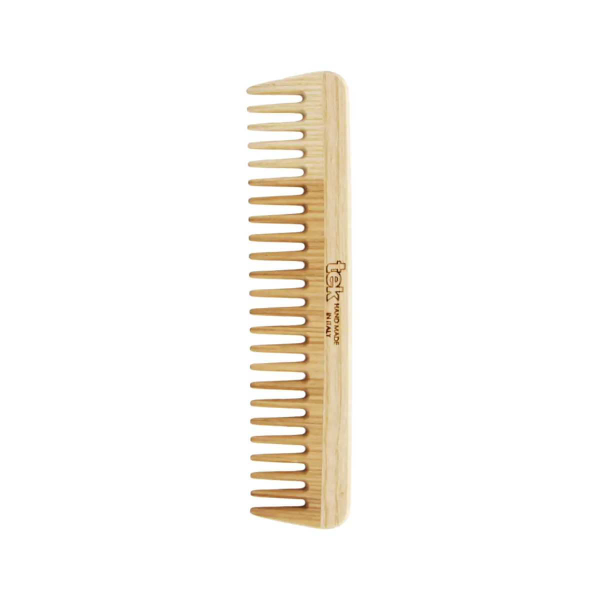 TEK didelės uosio medienos šukos | Large wide-tooth ash wood comb, SKU 2060-03