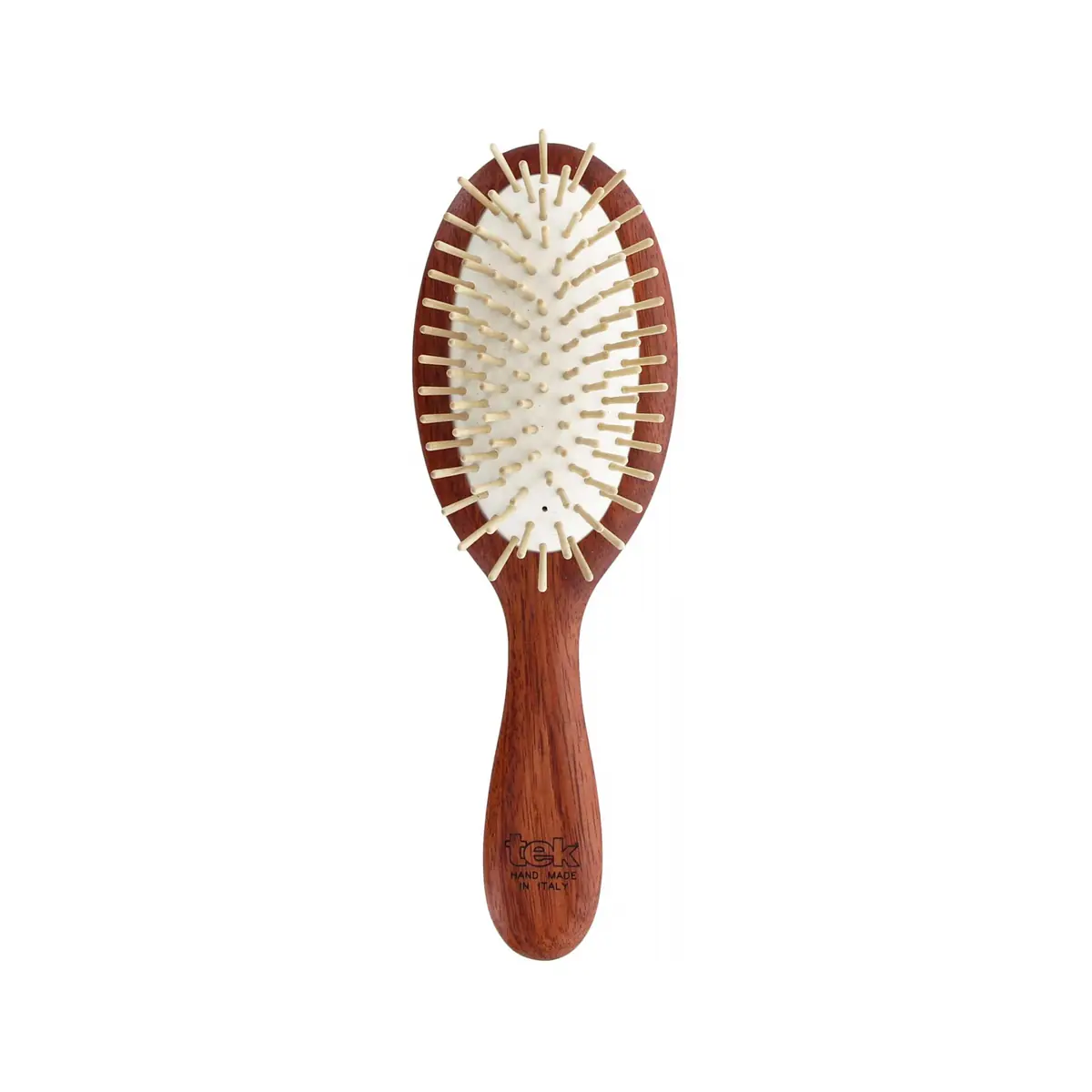 TEK ovalus afrikinio koralmedžio plaukų šepetys | Oval African padouk wood hair brush, SKU 5020-08