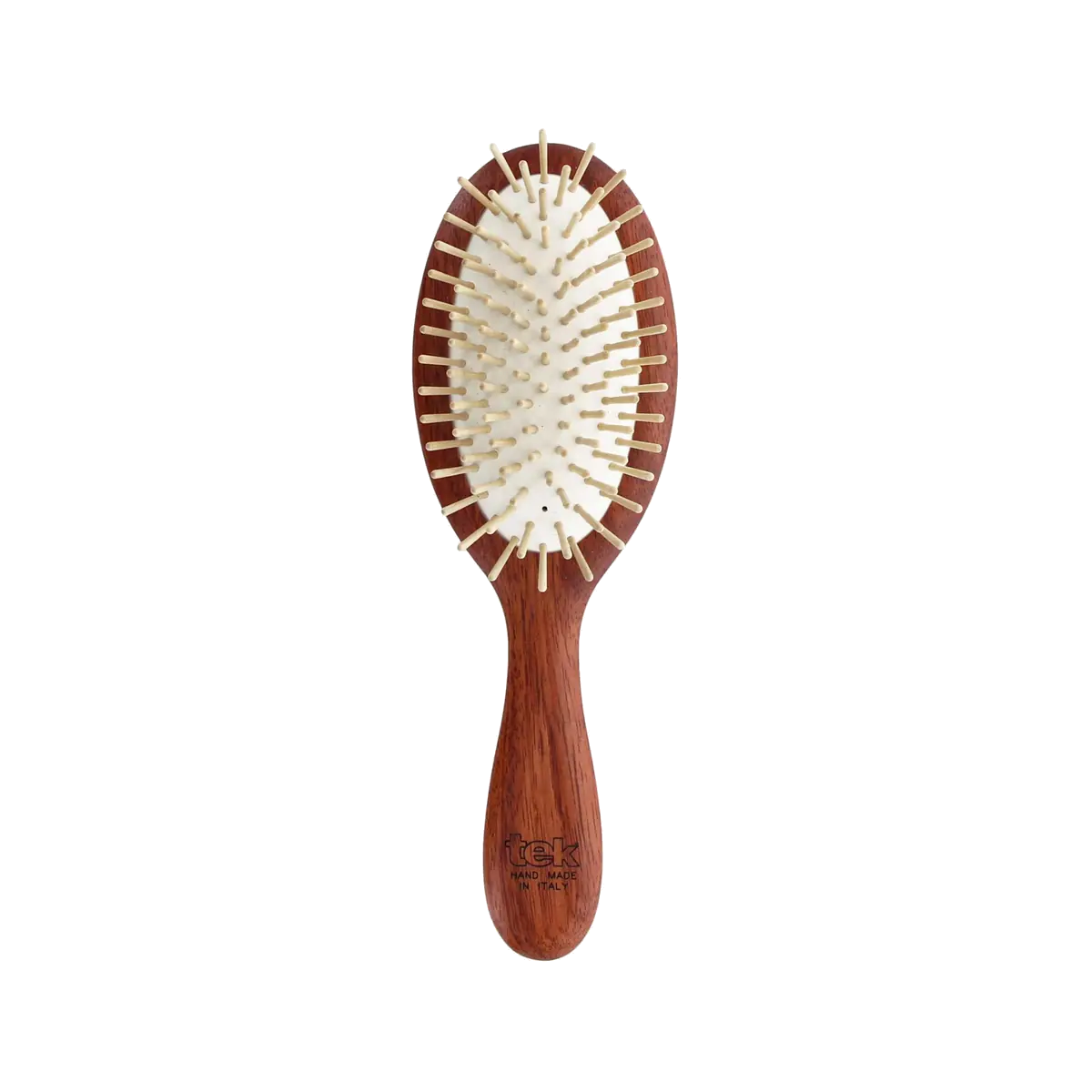 TEK ovalus afrikinio koralmedžio plaukų šepetys | Oval African padouk wood hair brush, SKU 5020-08